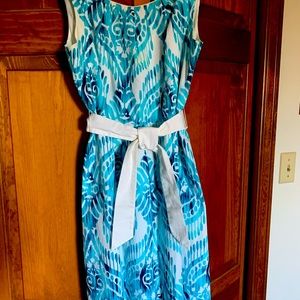 Alex Marie aqua print dress